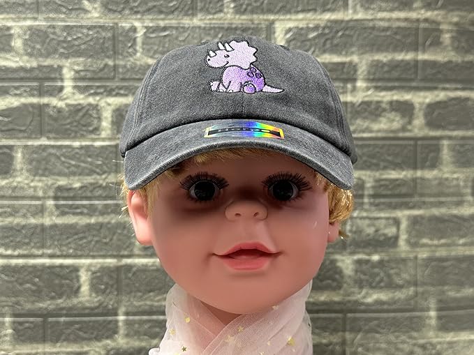 Adjustable Embroidered Animal Baseball Hat for Toddler Kid