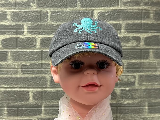 Adjustable Embroidered Animal Baseball Hat for Toddler Kid