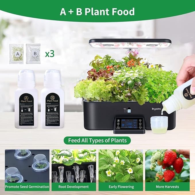 101 Pcs Hydroponic Growing kit for Indoor Garden,80 Grow Sponges, 20 Grow Baskets & 1 Tweezer, Replacement Growth Sponges Seed Pods of All hydroponic Brands Also Suitable for Soil Culture