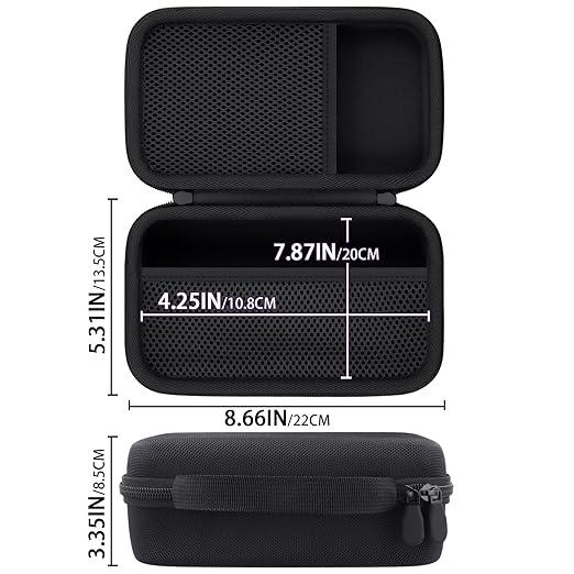 Case Compatible with 3Doodler Start+ Essentials/3Doodler Flow 3D Printing Pen,Storage Holder for 3D Pen PLA Filament and Charger (Black Case)