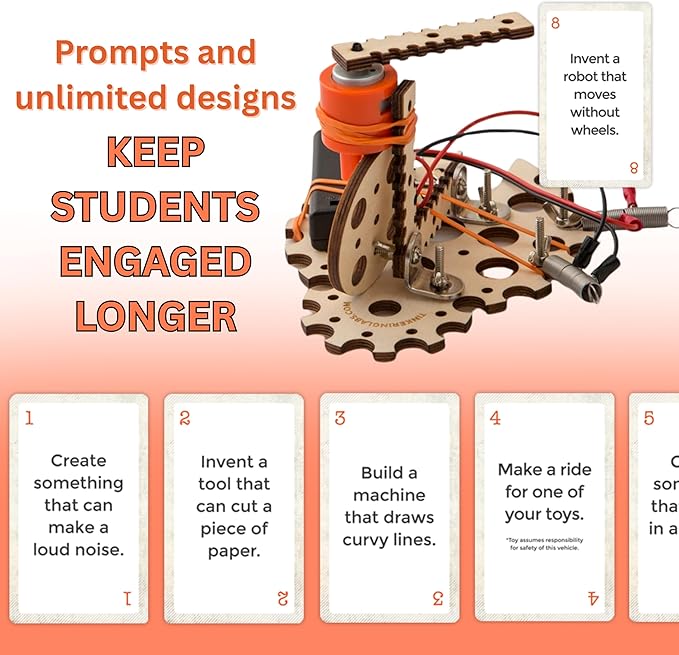 Catalyst Class Pack and Cabinet | Engineering for Students | Screen-Free Inventions | STEM Challenges and Curriculum | 10 Plus Projects for Kids 8 to 12 | Learn Electronics and Science