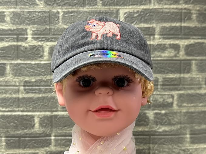 Adjustable Embroidered Animal Baseball Hat for Toddler Kid