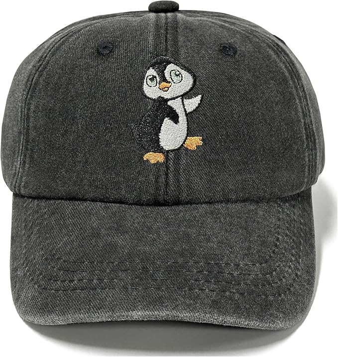 Adjustable Embroidered Animal Baseball Hat for Toddler Kid