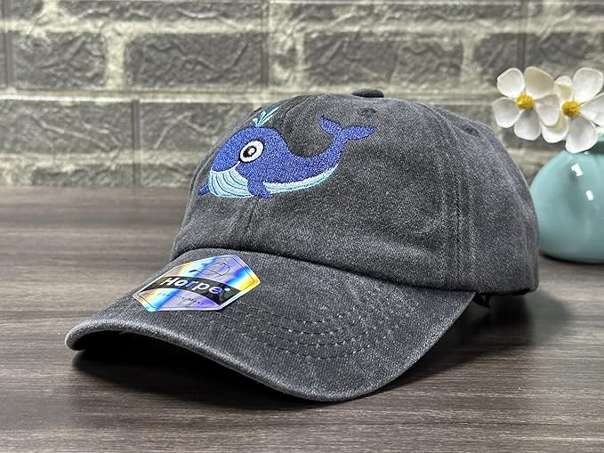 Adjustable Embroidered Animal Baseball Hat for Toddler Kid