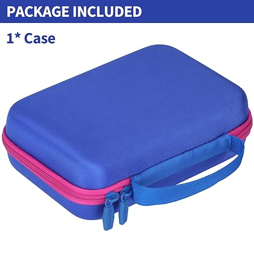 Case Compatible with SCRIB3D P1 Advanced / 3Doodler PRO / 3Doodler Flow / MYNT3D Super Professional Printing / PIKA3D PRO 3D Printing Pen (Blue + Rose)