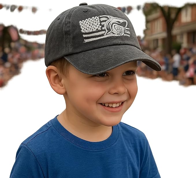 Adjustable Embroidered Animal Baseball Hat for Toddler Kid