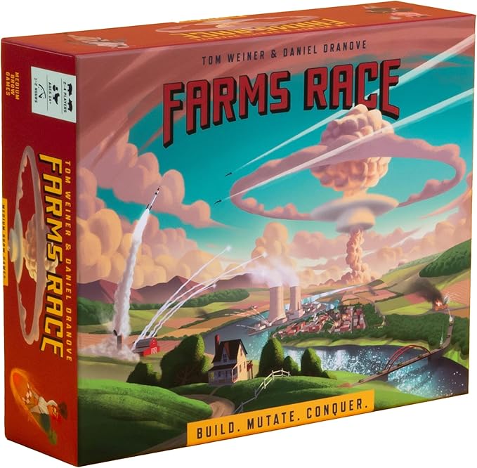 Standard Edition – Strategy Board Game for Adults and Family, 2–4 Players, 1-2 Hours, Resource Management, Area Control, and Asymmetric Powers w/Nuclear Farm Animals, Great for Game Night