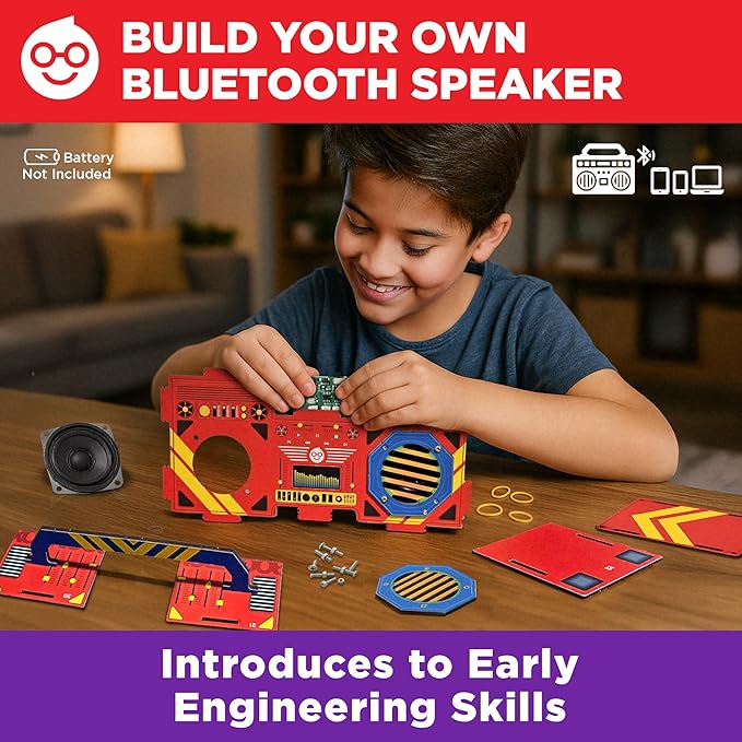 Doctor Jupiter Ultimate STEM Gift Set | Set of ‘Ultimate Science Kit’, ‘Boombox’ for Kids Ages 8+ | Birthday Gift Ideas for Boys, Girls | STEM Learning & Educational Toys for 8-10-12-14 Year Olds