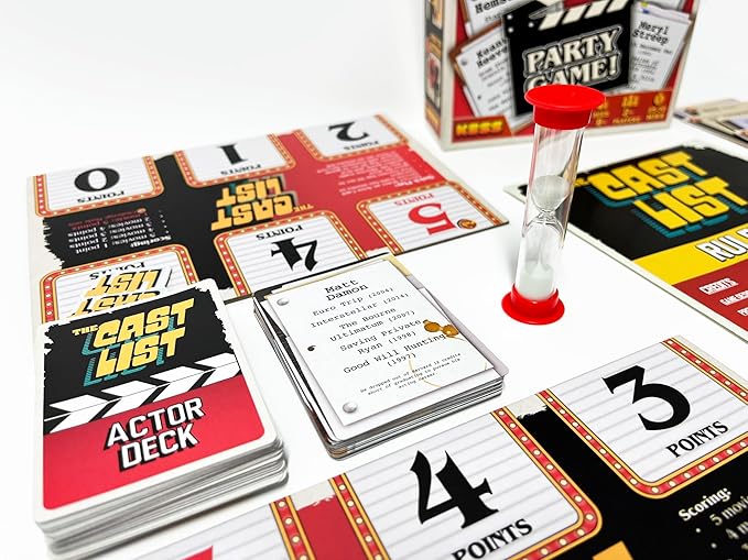 KESS The Cast List Trivia Game, Connect The Movies to find The Right Actor, Strategy and Movie Knowledge to get Ahead