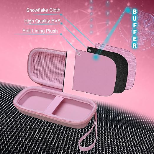 XANAD 3D Pen Case Compatible with 3Doodler Start+ Essentials/Scrib3D P1 Advanced/MYNT3D 3D Printing Pen for Kids, Pink