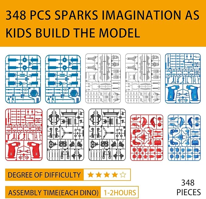 Hydraulic Boxing Bots, STEM Building Kit for Kids, Build 2 Hydraulic-Powered Battle Robots, STEM Educational Fighting Robot Toy Set, Christmas Birthday Gift for Boys & Girls Ages 8-18 Adults