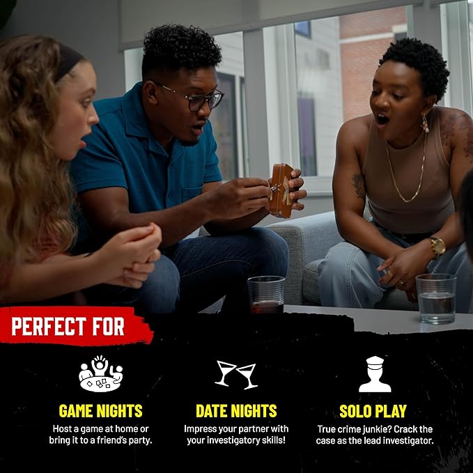 Hunt A Killer: Lakeside Slaughter – Immersive Murder Mystery Game, for Fan of Interactive Crime Solving Experience, 90–120 Min Playtime, 1+ Players, Ages 14+