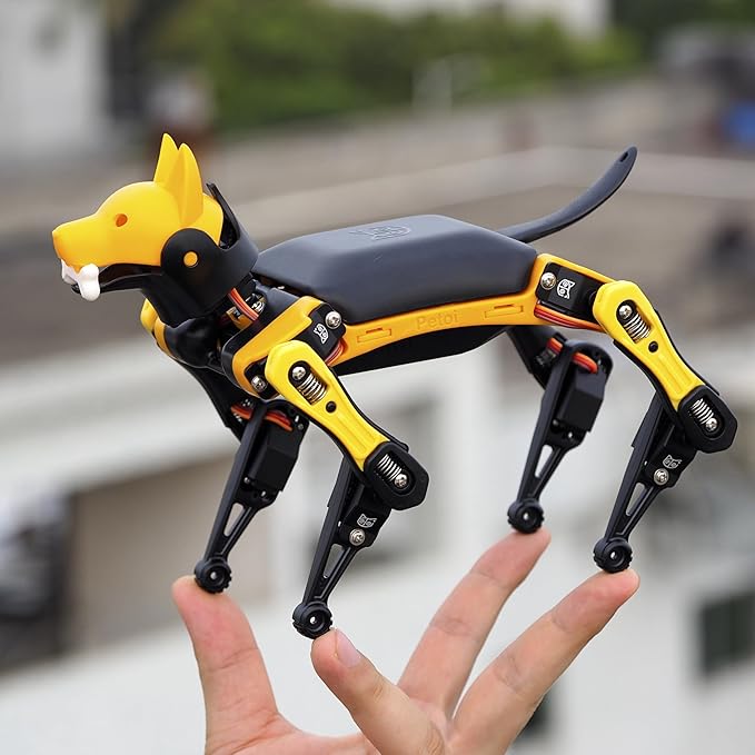 Petoi Programmable Robot Dog Bittle X V2 Alloy Servo (Pre-Assembled) | Coding Smart Robot Dog Kit, Voice Controlled, Quadruped Interactive Robot for Kids, Open Source, STEM & Robotics Education