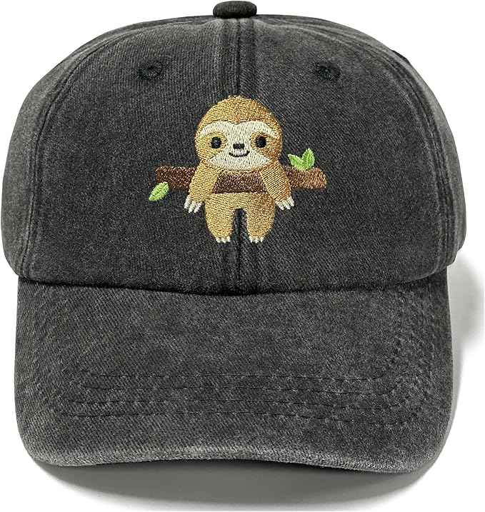 Adjustable Embroidered Animal Baseball Hat for Toddler Kid