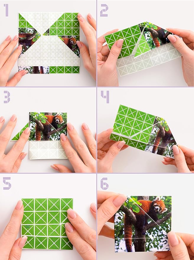 FOLDOLOGY 1&2 Combo Pack - The Origami Puzzle Game! Brain Teasers for Tweens, Teens & Adults | Fold The Paper, Complete The Picture | Stocking Stuffers, Gift for Ages 10+ | 200 Challenges