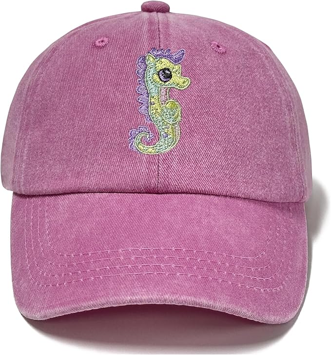 Adjustable Embroidered Animal Baseball Hat for Toddler Kid