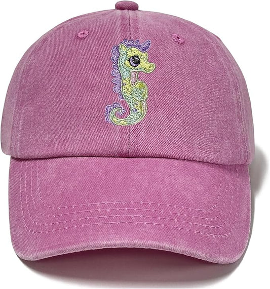 Adjustable Embroidered Animal Baseball Hat for Toddler Kid