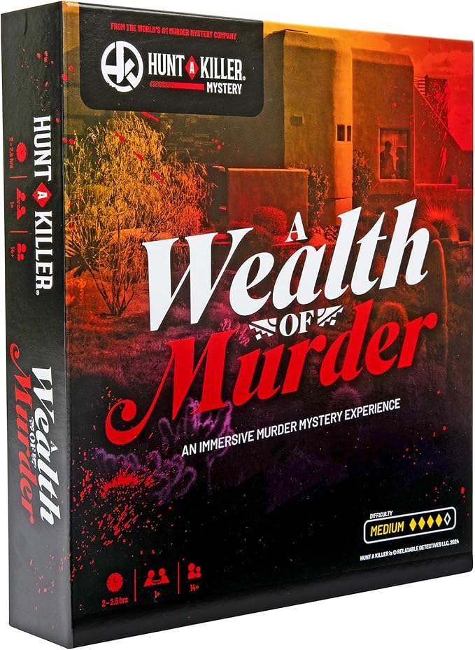 Hunt A Killer: A Wealth of Murder, an Immersive True Crime Experience for Fans of Criminal Minds and Forensic Files, Perfect for Holiday Game Nights or Gift Exchanges, Ages 14+