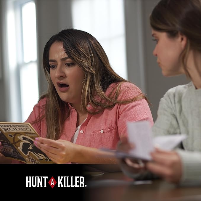 Hunt A Killer: R.I.P at The Rodeo, Solve The Murder of a Rodeo Clown in an Immersive True Crime Experience, A Mystery Party Game for Adults and Stocking Stuffer Gift Ideas, for Ages 14+