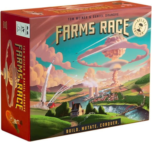 Deluxe Edition – Premium Strategy Board Game for Adults & Family, 2–5 Players, 1-2 Hours, Resource Management, Area Control, Asymmetric Powers w/Nuclear Farm Animals, Great for Game Night