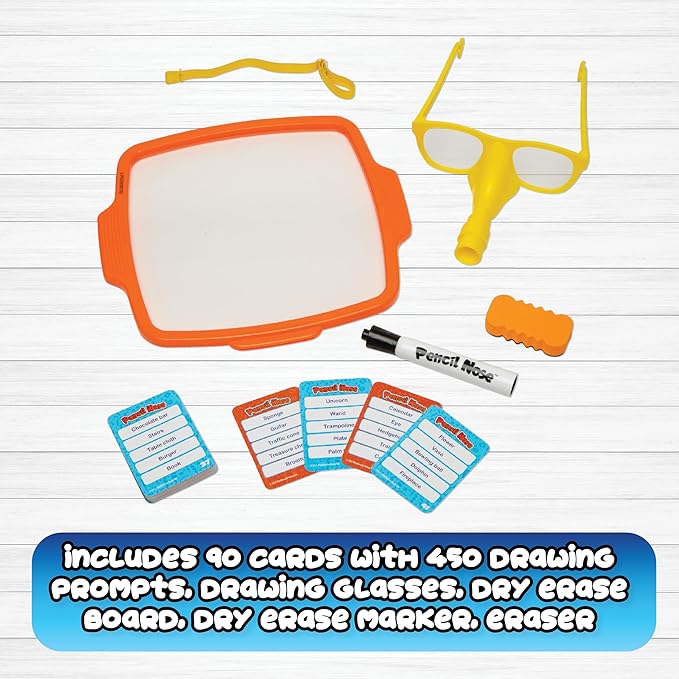 Toys Pencil Nose, Board Games for Family Night, Party Game for Kids 8 Years and Up and Adults