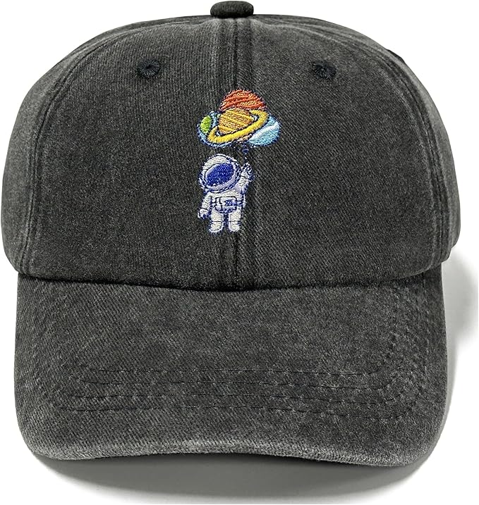 Adjustable Embroidered Animal Baseball Hat for Toddler Kid