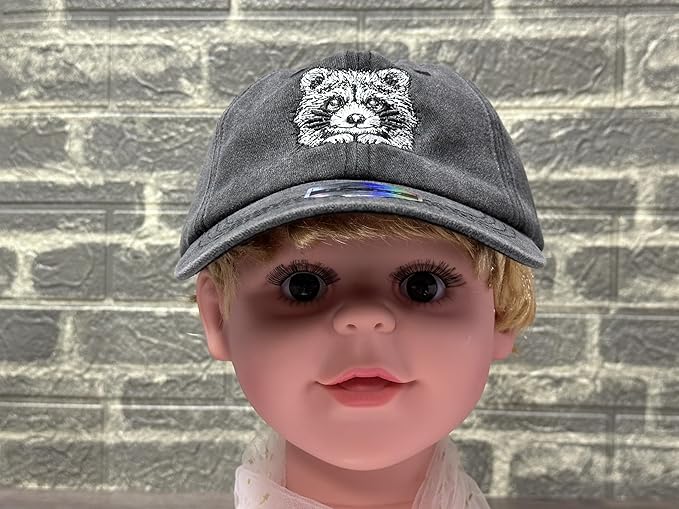 Adjustable Embroidered Animal Baseball Hat for Toddler Kid