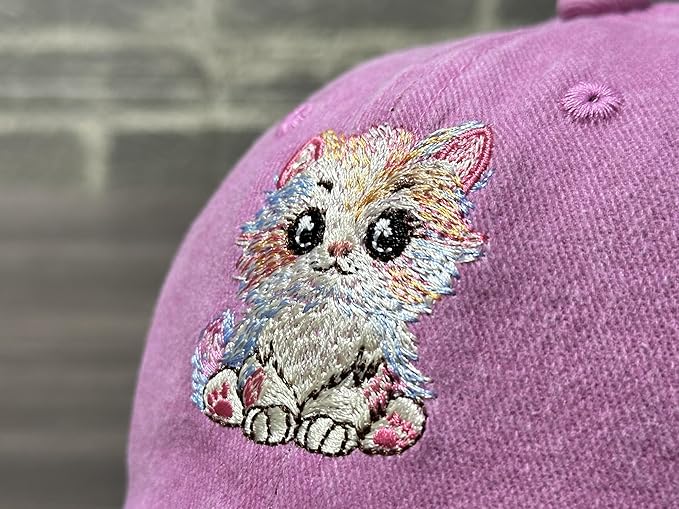 Adjustable Embroidered Animal Baseball Hat for Toddler Kid