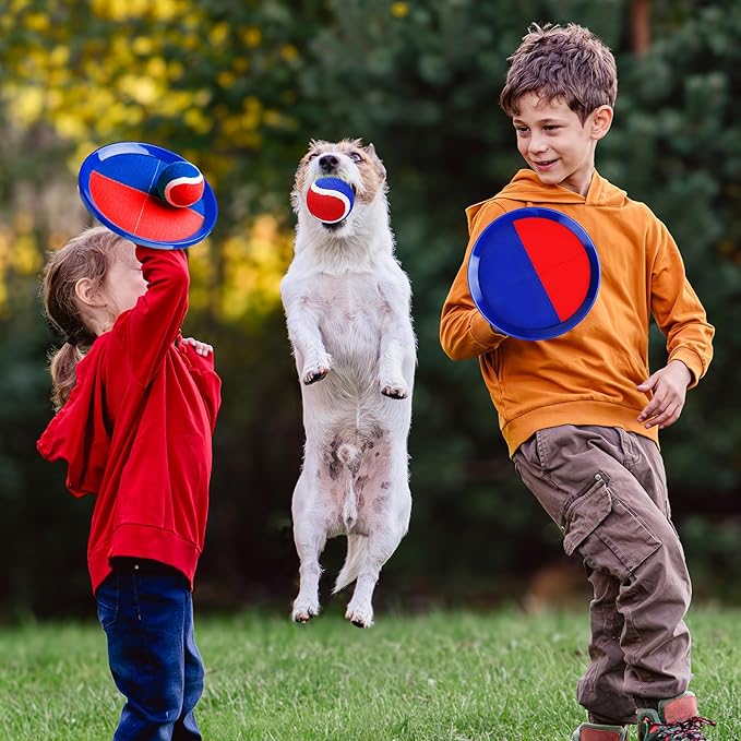 EVERICH Upgraded Toss and Catch Ball Game Set, Outdoor Games for Kids Toys, Stocking Stuffers for Family Games, Beach Pool Yard Outside Toys for Boys Girls 3 4 5 6 7 8-12 Years Old