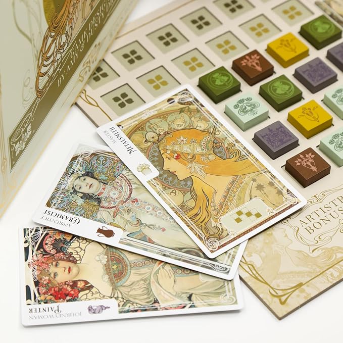 Artistry Board Game | Family Strategy Game | Ages 8+ | for 1-4 Players | Average Playtime 30-40 mins | Perfect for Family Game Night