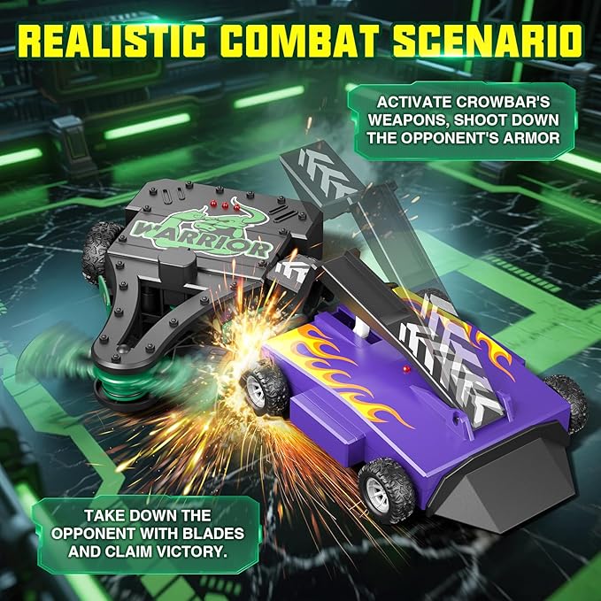 Remote Control Battle Robots, 2-Player Battle Robot Toy for Kids, Fighting Robots Game Set, STEM Toys Gifts for Boys and Girls Ages 6