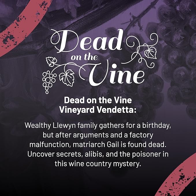 Hunt A Killer: Dead on The Vine, Solve a Murder at a Winery, Interactive Unsolved Mysteries Game, Mystery Box for Game Night, Great Stocking Stuffers for Ages 14+
