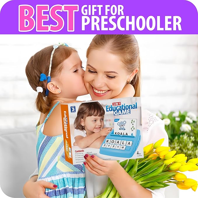 Montessori Matching Letter Games,Educational Toys for 3-8 Year Olds Boys Girls,Alphabet Learning Toys for Kids Ages 3-8 Years,Birthday Party Gifts for 3-8 Year Olds Boys Girls(Purple)