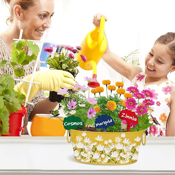 Paint & Plant Flower Gardening Kit - Gifts for Girls Ages 8-12, Arts and Crafts for Kids Ages 8-12, Kids Gardening Set, Birthday Toys Christmas Gifts for Girls Boys Ages 4 5 6 7 8 9 10 11 12