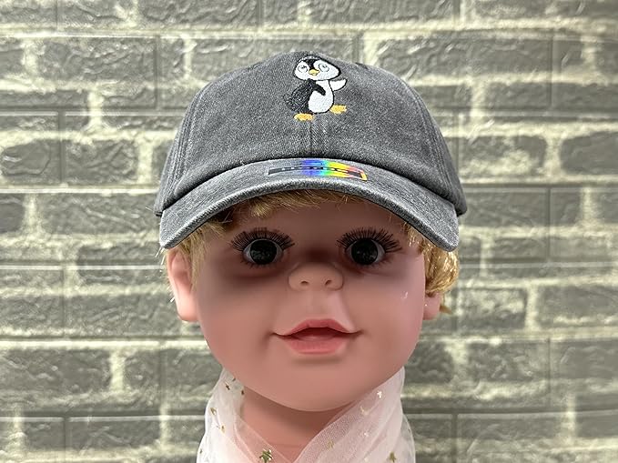 Adjustable Embroidered Animal Baseball Hat for Toddler Kid