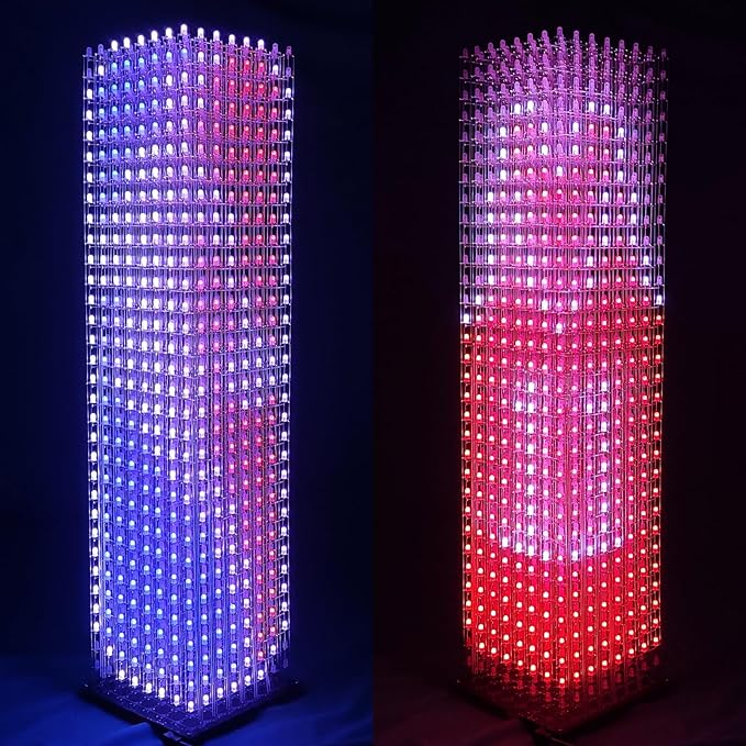 3D Led Cube Kit DIY Electronics Kit (8X8X32RGB-DIY-KIT)