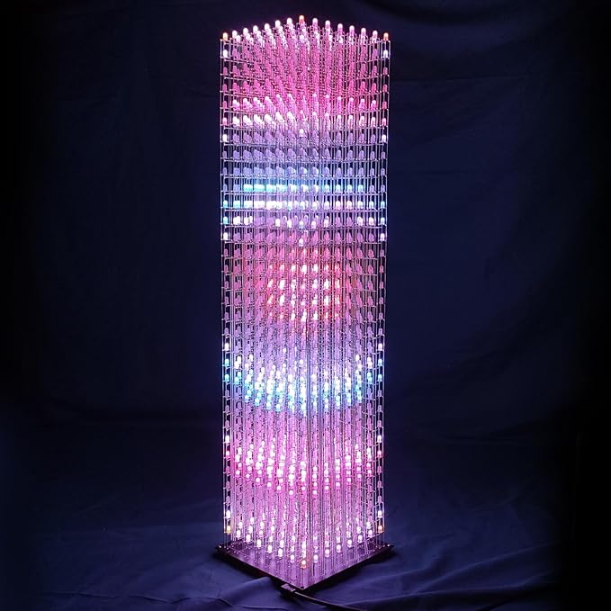 3D Led Cube Kit DIY Electronics Kit (8X8X32RGB-DIY-KIT)