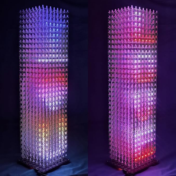 3D Led Cube Kit DIY Electronics Kit (8X8X32RGB-DIY-KIT)