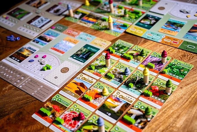 Inside Up Games Earth: Abundance Expansion | Board Game Expansion | Ecosystem Building, Card Drafting, Action Selection | 1 to 6 Players | 45-90 Minute Playtime | Ages 13+