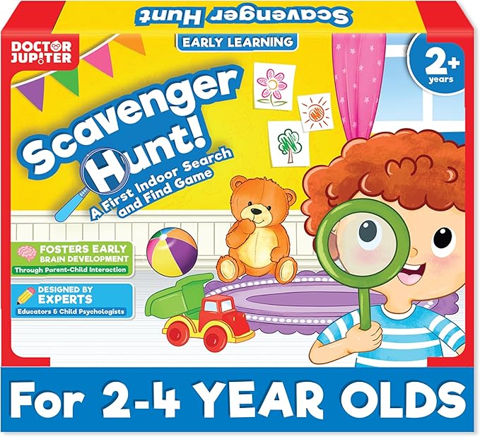 Doctor Jupiter Scavenger Hunt | Toys for Ages 2-4 | Christmas, Birthday Gift for 2 Year Old Boys and Girls | Toddler Toys for 2-3-4 Year Old | Learning & Education Toys