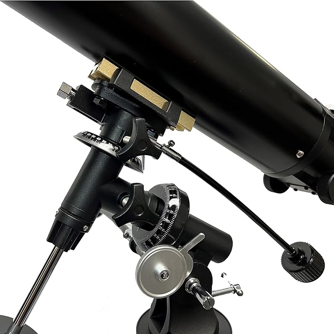 SpectrumOI Telescope for Adults and Kids, 102mm (4") Refractor Telescope, Beginner Telescope for Adults and Kids 8-12, EQ Mount Telescope, Telescopio Profesional with Phone Adapter Wireless Remote…