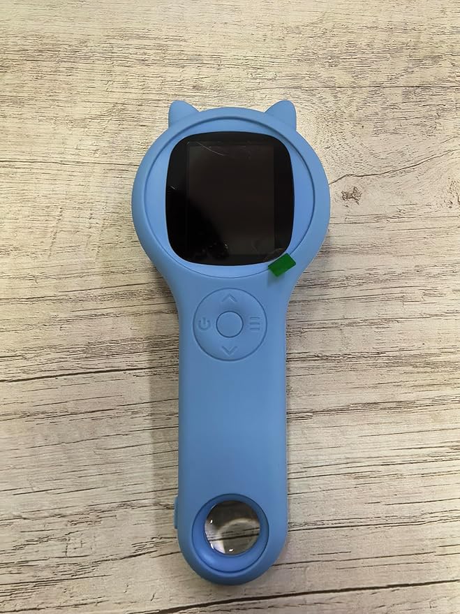 Kids Magnifying Glass Educational Science Kit - Mini LED Pocket Microscope for Kids(3-10 Years) - Durable Design - Ideal Gift for Girls (Blue)