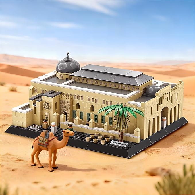 AL-AQSA Mosque Building Blocks Sets Architecture Model Toys Eid Gift for Muslim Adutls Teens 768 PCS