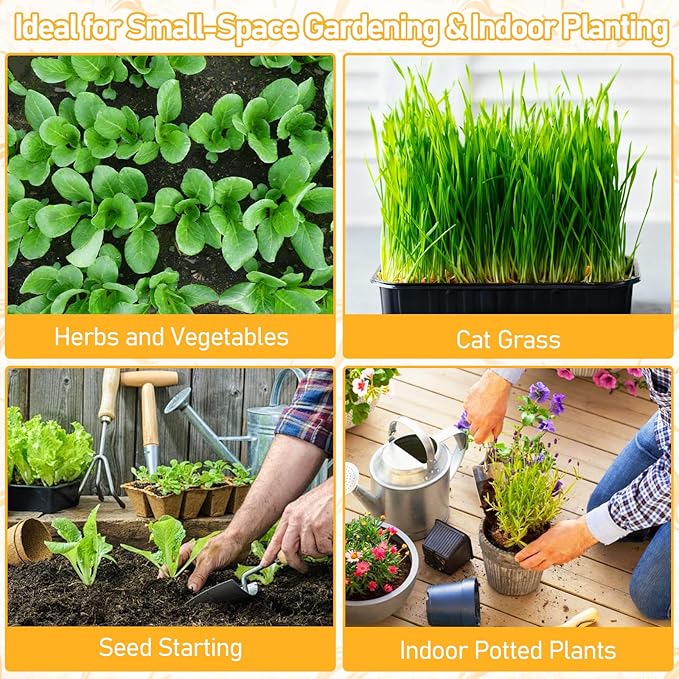 Legigo 200 PCS 30mm Coco Coir Pellets Potting Soil Mix- Compressed Coconut Coir Discs Seed Starting Soil Pellets, Coco Peat Soil Pods for Indoor & Outdoor Plants, Gardening Herbs Bonsai and Vegetables