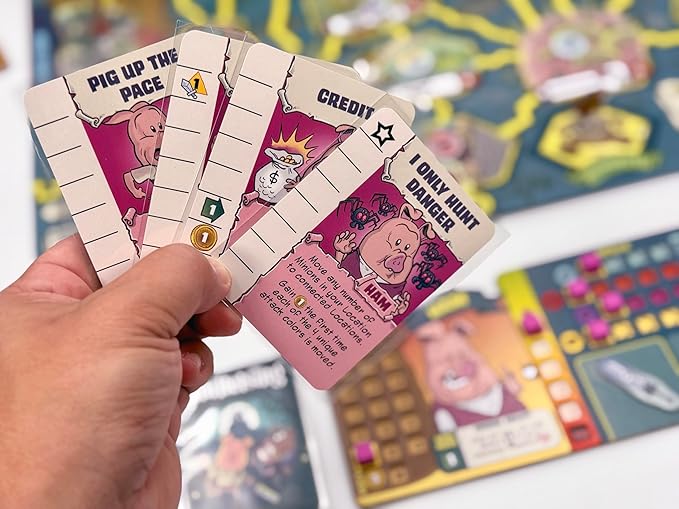 Ham Helsing – Cooperative Monster Adventure Board Game | 1–4 Players, Ages 10+, 60–90 Min | Deck-Crafting with Transparent Cards | Spooky Halloween Theme