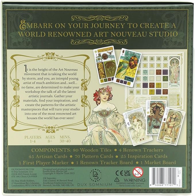 Artistry Board Game | Family Strategy Game | Ages 8+ | for 1-4 Players | Average Playtime 30-40 mins | Perfect for Family Game Night