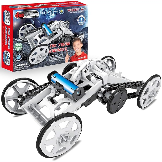 WISHKY STEM Toys, Science Kit for Young Engineer, Stem Projects for Kids Ages 8-12| Mechanical Toys, Ideal Birthday for Boys & Girls Aged 8-14