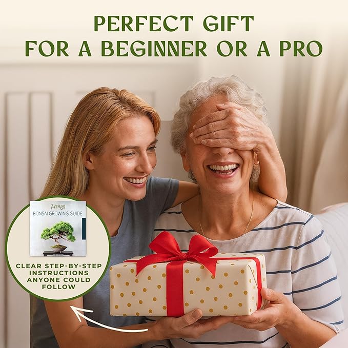 DIY Bonsai Tree Kit for Beginners – 5X Unique Japanese Bonzai Trees, Complete Indoor Bonsai Starter Kit for Growing Bonsai Plants w/Tools & Planters – DIY Christmas Gardening Gifts for Mom
