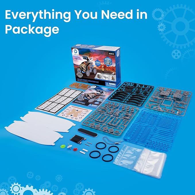 Sillbird 12-in-1 Solar Robot Building Kit Christmas STEM Gift for Boys Aged 8-13, DIY Science Educational Robotic Toys for Kids Teens Birthday, Powered by The Sun with 190 Pieces