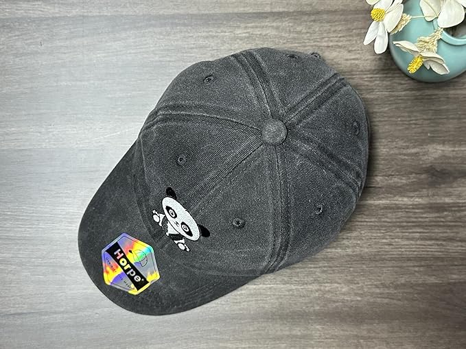 Adjustable Embroidered Animal Baseball Hat for Toddler Kid